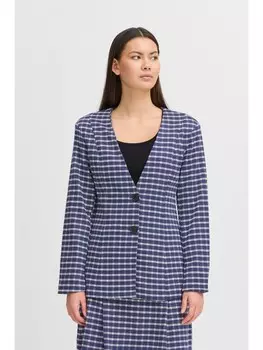 Блейзер ICHI Kurzblazer, синий