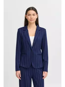 Блейзер ICHI Kurzblazer, синий