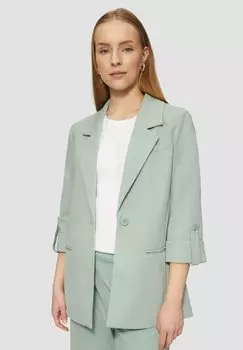 Блейзер INTERLOCK MIT KREMPELARM QS, зеленый