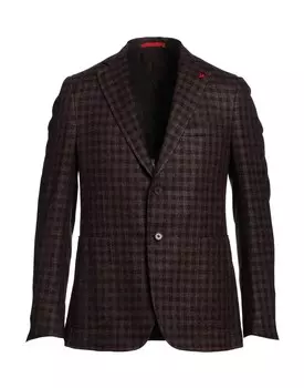 Блейзер Isaia, темно-коричневый