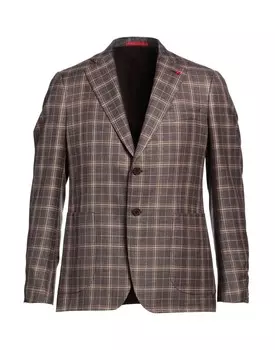 Блейзер Isaia, темно-коричневый