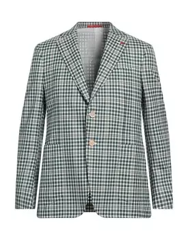 Блейзер Isaia, темно-зеленый