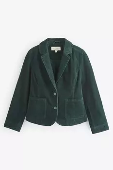 Блейзер из 100% хлопка с заклепками Seasalt Cornwall, зеленый