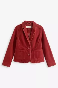 Блейзер из 100% хлопка с заклепками Seasalt Cornwall, красный