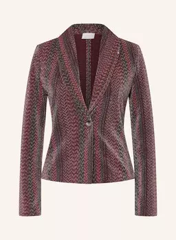 Блейзер из блестящей пряжи rich&royal, цвет DUNKELROT/SCHWARZ/SILBER