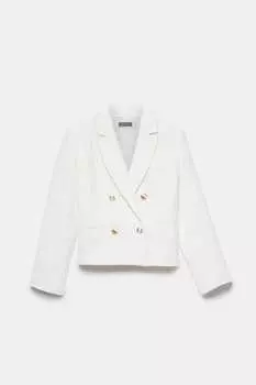 Блейзер из букле Mint Velvet, белый