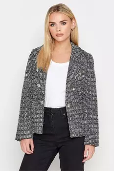 Блейзер из букле Pixiegirl Petite, черный