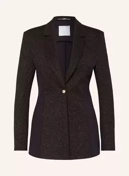 Блейзер из джерси SPORTALM, черный/коричневый