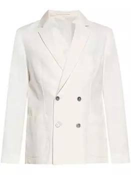 Блейзер из хлопковой смеси Officine Generale, белый