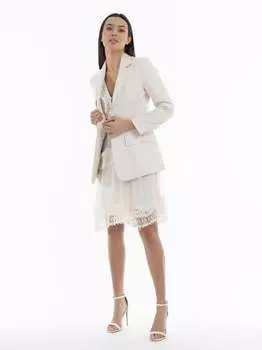 Блейзер из искусственной кожи Faina, бежевый