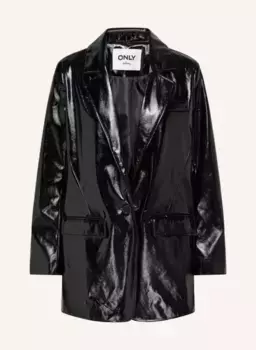 Блейзер из искусственной кожи Only, черный
