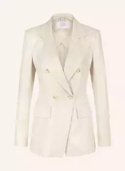 Блейзер из льняной пряжи с блестками Riani, бежевый