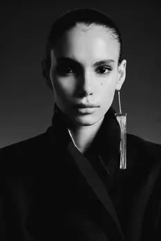 Блейзер из матового твила H&M, черный