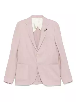 Блейзер из плетеной ткани Lardini, розовый
