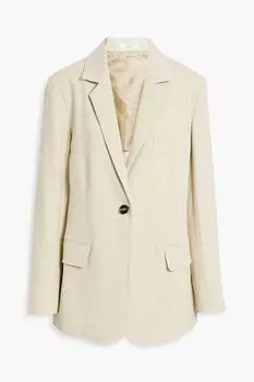 Блейзер из смесового льна CO, кремовый