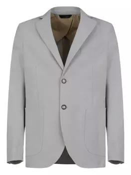 Блейзер из смесовой шерсти GAZZARRINI X MICHELE FRANZESE, серый