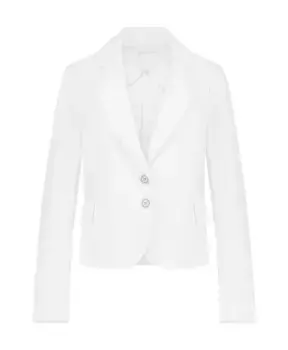 Блейзер из технического джерси Jane Lushka, белый