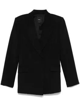 Блейзер из ткани кади PINKO, черный