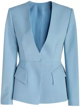 Блейзер из твила Del Core, синий