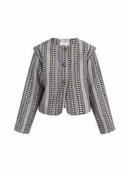 Блейзер IZIA, цвет dunkelmarine wollweiss