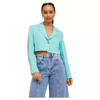 Блейзер Jack & Jones Mary Cropped, синий