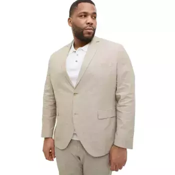 Блейзер Jack & Jones Riviera Plus Size, бежевый