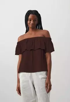 Блейзер JDY JDY DIVYA OFF SHOULDER, цвет fudge
