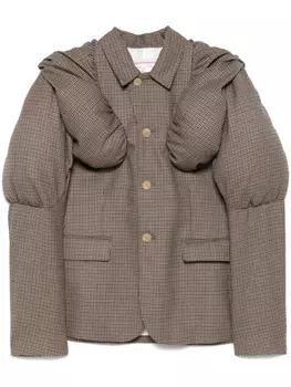 Блейзер Йети Walter Van Beirendonck, коричневый