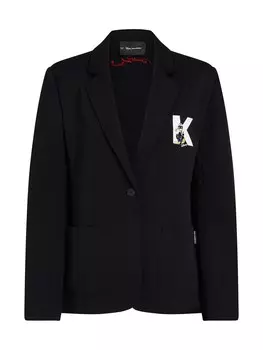 Блейзер Karl Lagerfeld Disney x Karl Lagerfeld, черный