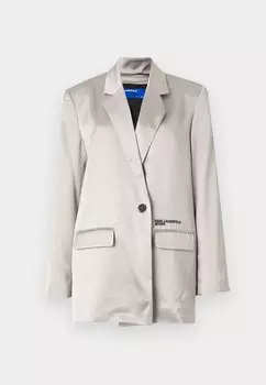 Блейзер Karl Lagerfeld Jeans, светло-серый