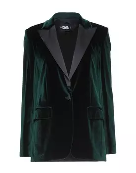 Блейзер Karl Lagerfeld, зеленый