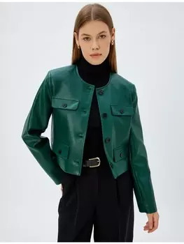 Блейзер KOTON Blazer, зеленый