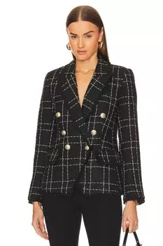 Блейзер L'AGENCE Kenzie, цвет Black & Gold