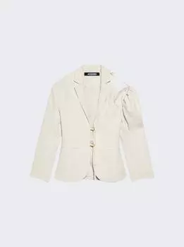 Блейзер La Veste Galliga Jacquemus, кремовый