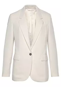 Блейзер LASCANA Long, кремовый