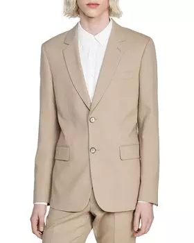 Блейзер Legacy Beige Sandro, коричневый/бежевый