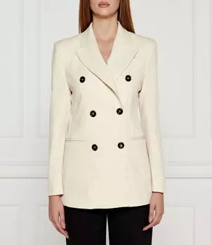 Блейзер Liu Jo Slim Fit, кремовый