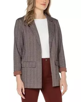 Блейзер Liverpool Los Angeles Boyfriend Blazer, цвет Black Brick Jacquard Stripe