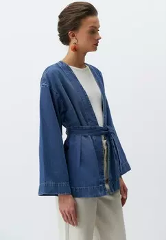 Блейзер LONG SLEEVE BELTED Jimmy Key, синий