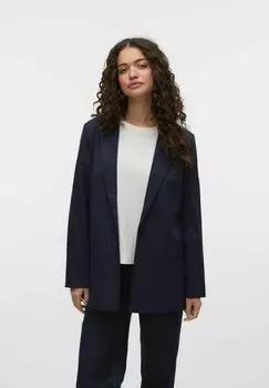 Блейзер LONG Vero Moda, темно-синий