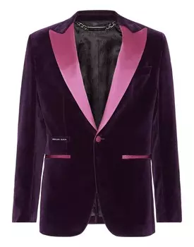 Блейзер Лорд Фит Philipp Plein, фиолетовый