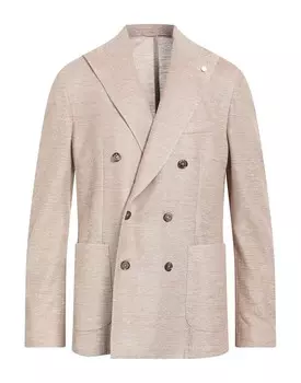 Блейзер Luigi Bianchi Mantova, бежевый