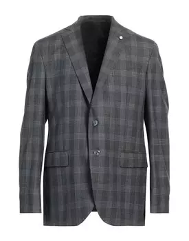 Блейзер Luigi Bianchi Mantova, серый