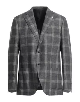 Блейзер Luigi Bianchi Mantova, серый