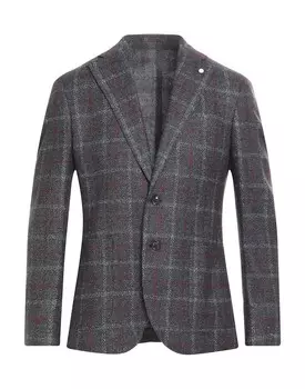 Блейзер Luigi Bianchi Mantova, серый