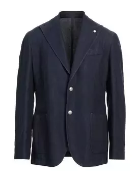 Блейзер Luigi Bianchi Mantova, синий