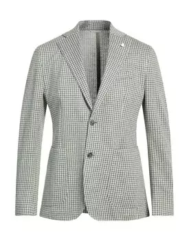 Блейзер Luigi Bianchi Mantova, зеленый