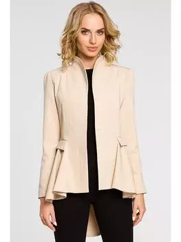 Блейзер made of emotion, бежевый