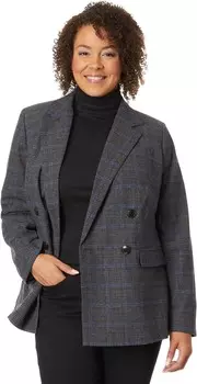 Блейзер Madewell The Plus Rosedale Blazer in Plaid, цвет Kyle Mini Glen Plaid