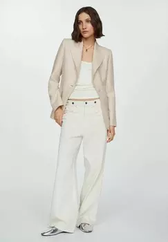 Блейзер Malena Mango, светло-пастельно-серый